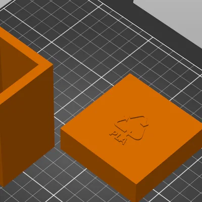 Hộp chứa rác in 3D (KOŠ PLA) nhỏ gọn cho không gian làm việc