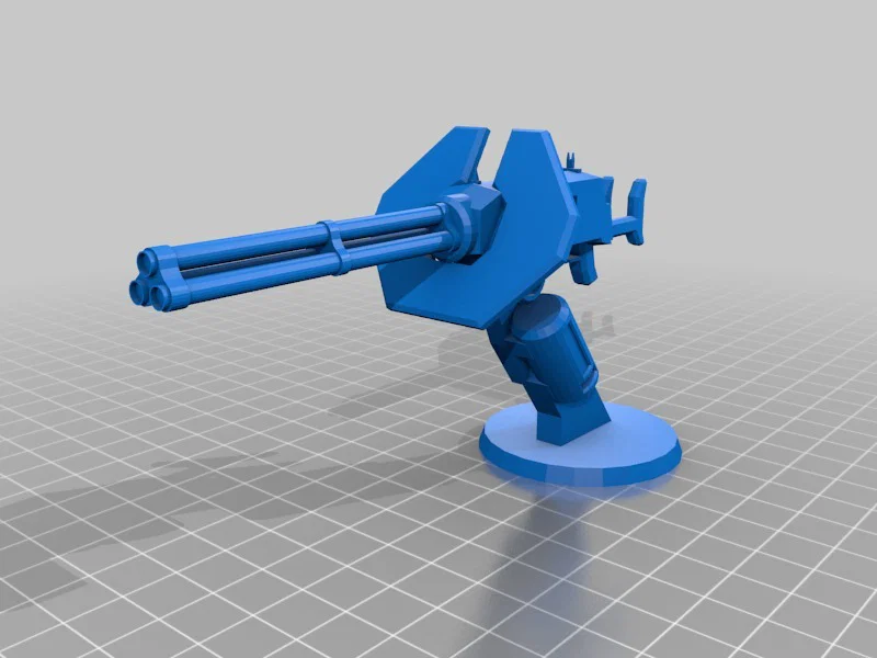 Mô hình súng máy Halo Chain Gun Turret (Warthog) in 3D - Image 1