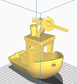 Mô hình 3D Benchy gắn súng máy Halo cực chất cho máy in 3D - Image 1