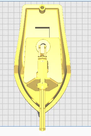 Mô hình 3D Benchy gắn súng máy Halo cực chất cho máy in 3D - Image 2