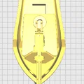 Mô hình 3D Benchy gắn súng máy Halo cực chất cho máy in 3D - Thumbnail 2