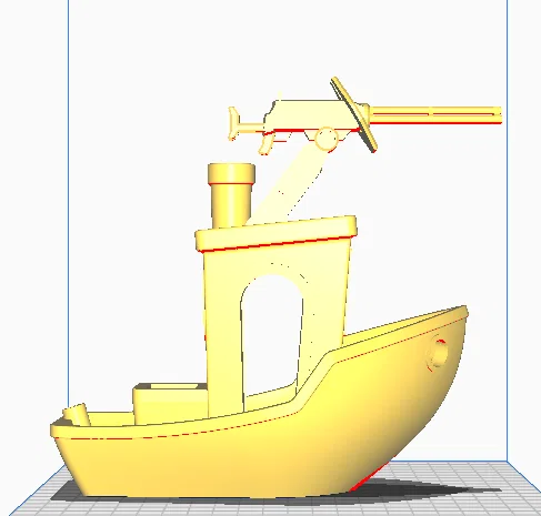 Mô hình 3D Benchy gắn súng máy Halo cực chất cho máy in 3D - Image 3