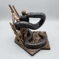 Mô hình 3D Paul Serone và trăn Anaconda (1997) siêu thực - Thumbnail 2