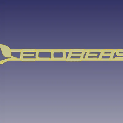 Logo EcoBeast trang trí in 3D cực chất cho Ford Fiesta