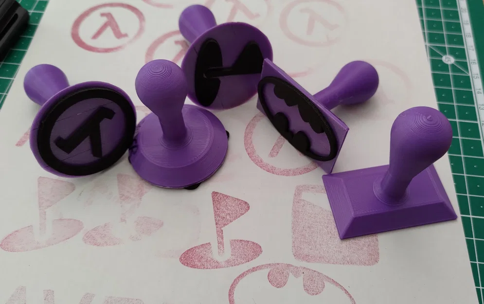 Tay cầm con dấu cao su (Rubber Stamp Handle) - Image 3