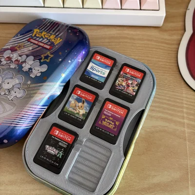 Khay đựng băng game Nintendo Switch cho hộp thiếc Pokemon Mini