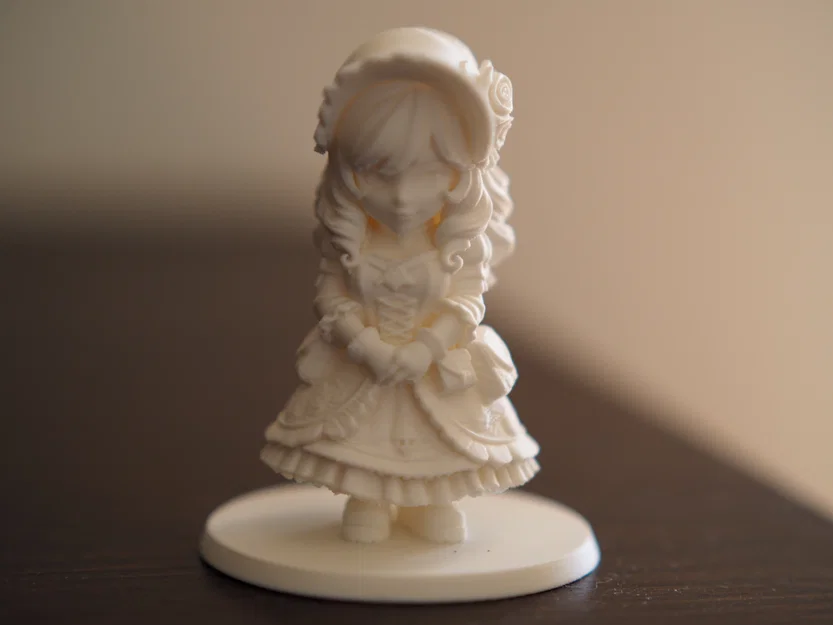 Cô Gái Chibi Gothic – Mô Hình Mini In 3D (70mm) - Image 1