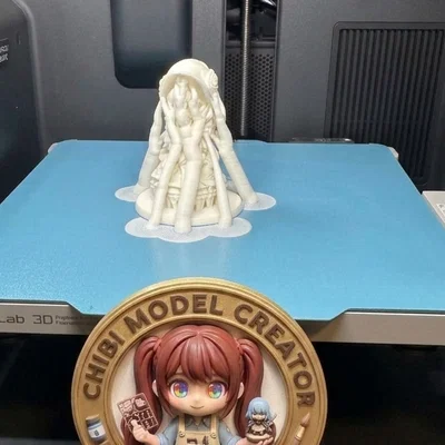Cô Gái Chibi Gothic – Mô Hình Mini In 3D (70mm)