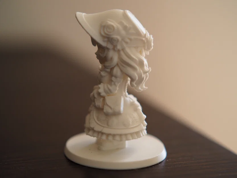 Cô Gái Chibi Gothic – Mô Hình Mini In 3D (70mm) - Image 4