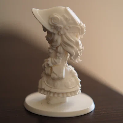 Cô Gái Chibi Gothic – Mô Hình Mini In 3D (70mm)