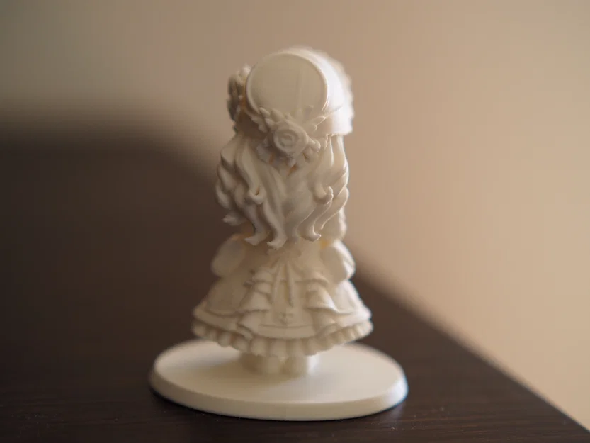 Cô Gái Chibi Gothic – Mô Hình Mini In 3D (70mm) - Image 5