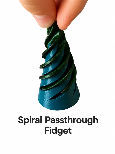 Fidget Spiral Passthrough (Pass-Through Fidget) - Image 1