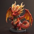 Miniature Rồng Chibi – In 3D (62mm) - Thumbnail 6
