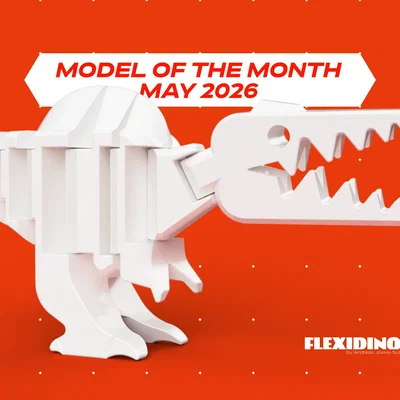 FlexiDinos Model of the Month May 2026 – Mini Spinosaurus