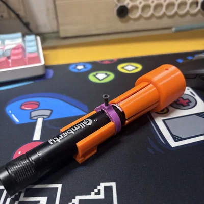 Adapter gắn laser cho polar scope Star Adventurer + vòng nhấn nút (Button ring)