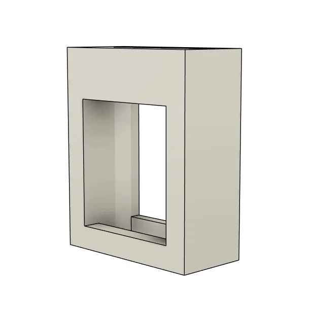 Keystone Jack Reference: Bản vẽ thiết kế mẫu ổ cắm mạng chuẩn 3D - Image 1