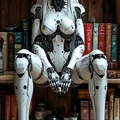 Mô hình Robot Aleksiya 3D tinh xảo - Tác phẩm nghệ thuật Sci-fi - Thumbnail 1