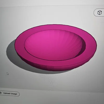 Mô hình bát đựng nước, thức ăn mini cho thú cưng nhỏ (in 3D siêu dễ)