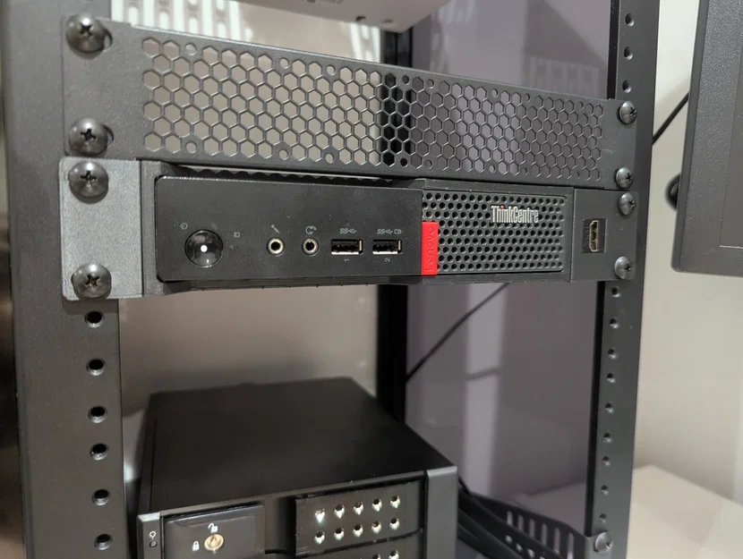 Giá đỡ mini rack cho Lenovo Tiny Mini (Rack mount) - Image 1