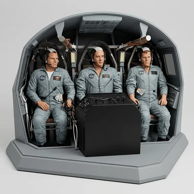 Mô hình 3D Apollo 13: Tái hiện khoang lái huyền thoại (2 phiên bản)
