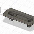 Ngàm gắn cản sau 165807193 cho Volkswagen Passat và Golf MK2 - Thumbnail 1