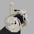 Ngàm side-car PUG A4T, toolhead board, XT30 angled plug & support strut - Thumbnail 1