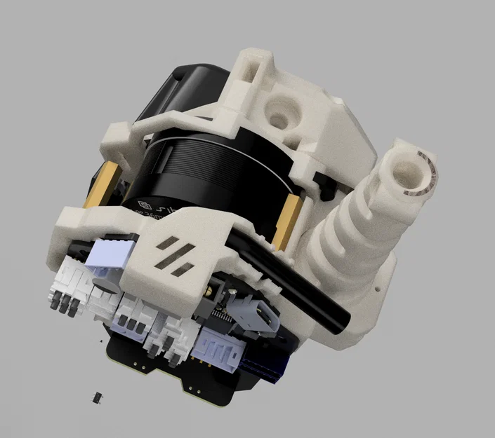 Ngàm side-car PUG A4T, toolhead board, XT30 angled plug & support strut - Image 4