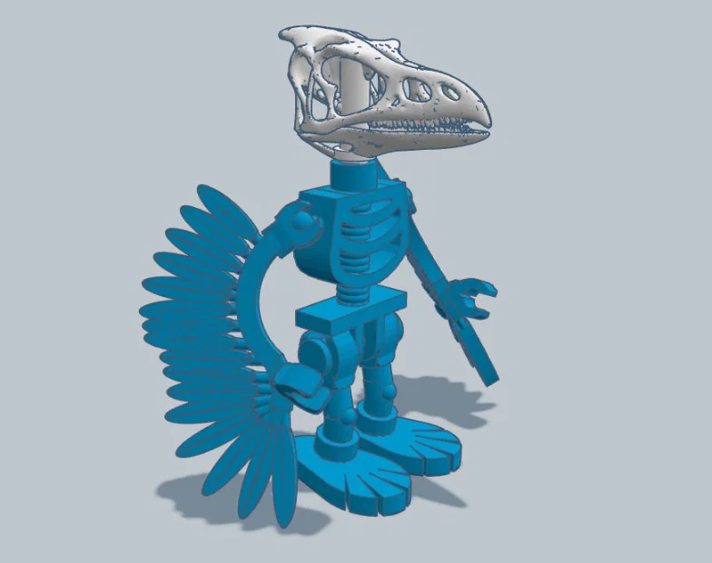 Mô hình Pterodactyl Man thiết kế độc đáo cho dân chơi in 3D - Image 8