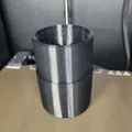 Khớp nối ống hút bụi DeWalt DW735 sang Shop Vac (3D Printing Model) - Thumbnail 2