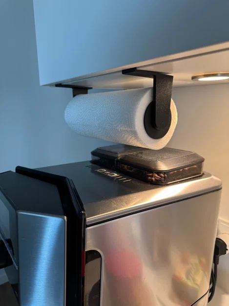 Kệ treo cuộn giấy bếp (Kitchen roll holder) trượt vào kệ tủ - Image 1
