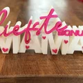 Liefste Bonus Mama – Bảng chữ 3D | Quà tặng mẹ kế | Decor Ngày của Mẹ - Thumbnail 9