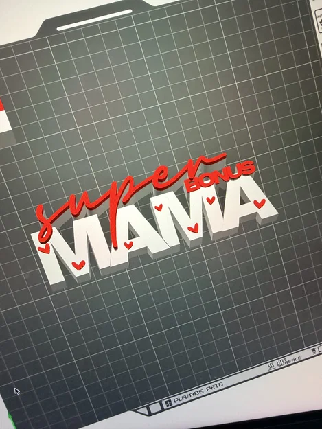 Super Bonus Mama – Bảng chữ 3D | Quà tặng mẹ kế | Decor Ngày của Mẹ - Image 2