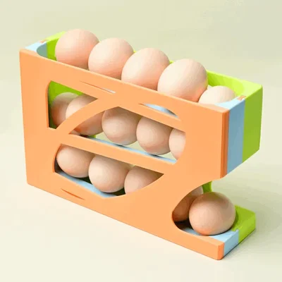 Khay đựng trứng tự động thông minh in 3D cho nhà bếp gọn gàng
