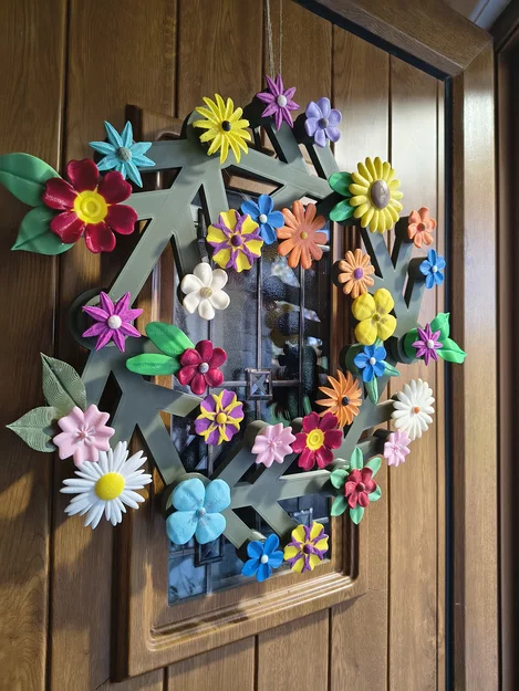 Bó Hoa May Day cho Lego Wreath: 15 Món (13 Hoa + 2 Lá) - Image 1