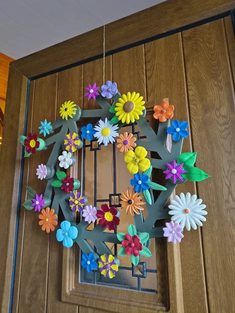 Bó Hoa May Day cho Lego Wreath: 15 Món (13 Hoa + 2 Lá) - Image 2