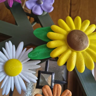 Bó Hoa May Day cho Lego Wreath: 15 Món (13 Hoa + 2 Lá)