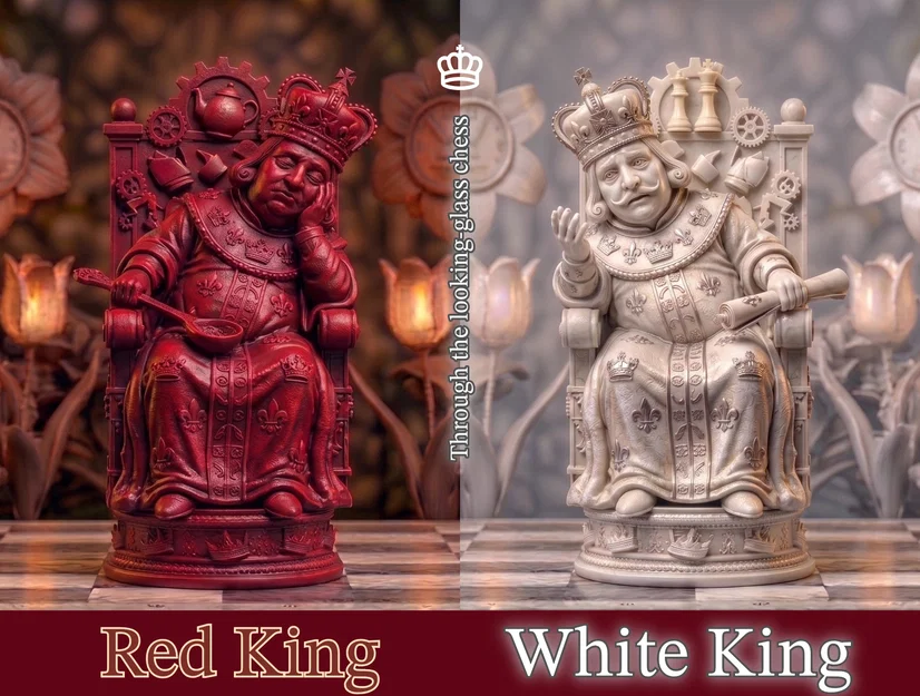The Royal Duo: Red King & White King – Bộ đôi Vua Đỏ & Vua Trắng - Image 1
