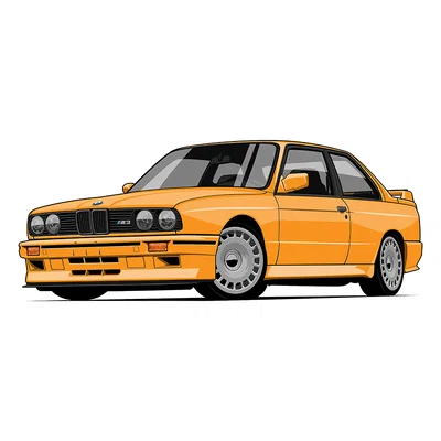 Mô hình 3D xe BMW M3 E30 cổ điển: Tải file STL và 3MF chất lượng