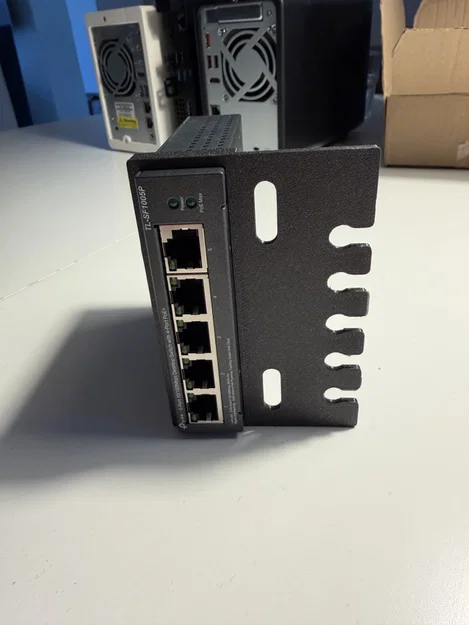 Giá gắn rack dọc 10/19 inch cho TPLink Switch (Tplink Switch vertical rack mount) - Image 2