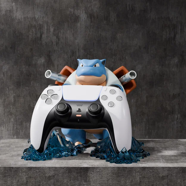 Kệ đỡ tay cầm Blastoise - Nhận 300 mẫu trên PATREON - Image 5