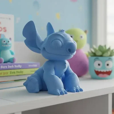 Mô hình 3D Stitch chibi dễ thương (in resin/FDM)