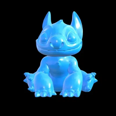 Mô hình 3D Stitch chibi dễ thương (in resin/FDM)