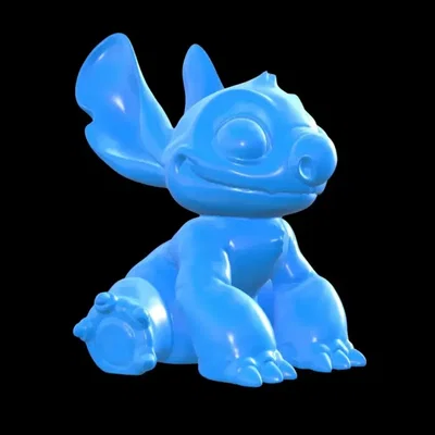 Mô hình 3D Stitch chibi dễ thương (in resin/FDM)