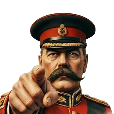 Mô hình 3D Lord Kitchener: Tượng Tướng Quân Anh Thời Thế Chiến I