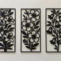Trang trí tường hoa hiện đại (Modern Floral Wall Decor) - Thumbnail 2