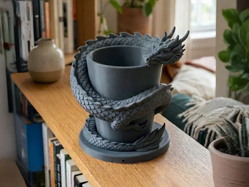 Chậu Trồng Cây Hình Rồng Fantasy – Giá Đỡ Cây Trang Trí Trong Nhà - Image 2