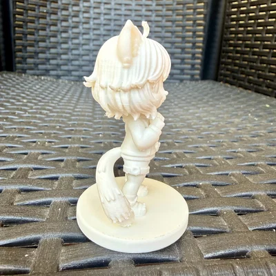 Miniature Chibi Cat Girl – In 3D (65mm)