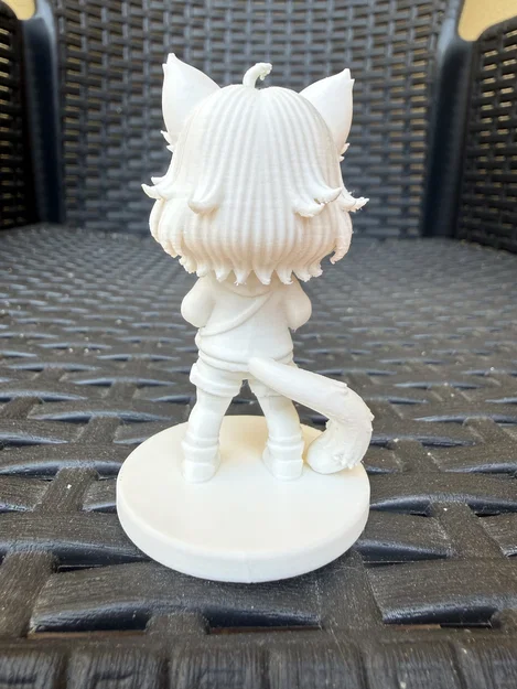 Miniature Chibi Cat Girl – In 3D (65mm) - Image 3