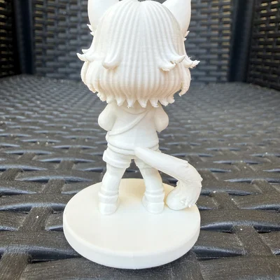 Miniature Chibi Cat Girl – In 3D (65mm)