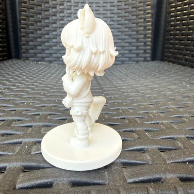 Miniature Chibi Cat Girl – In 3D (65mm)